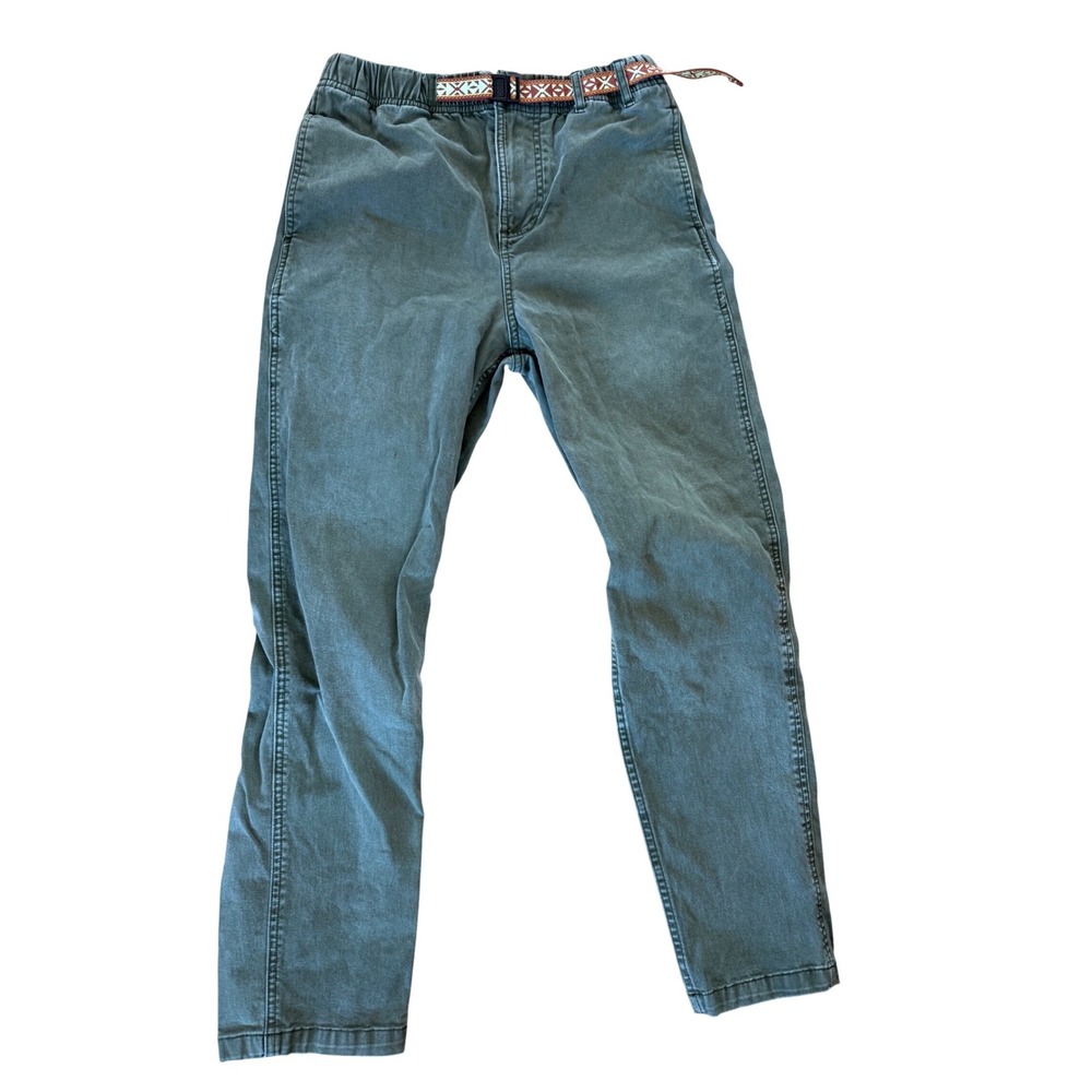 Stoic‎ Venture Olive Green Hiking Pants w/ Built-In Belt Outdoor Trail Gorpcore